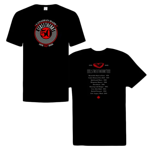 Streetheart 50 1976 to 2026 T-Shirt