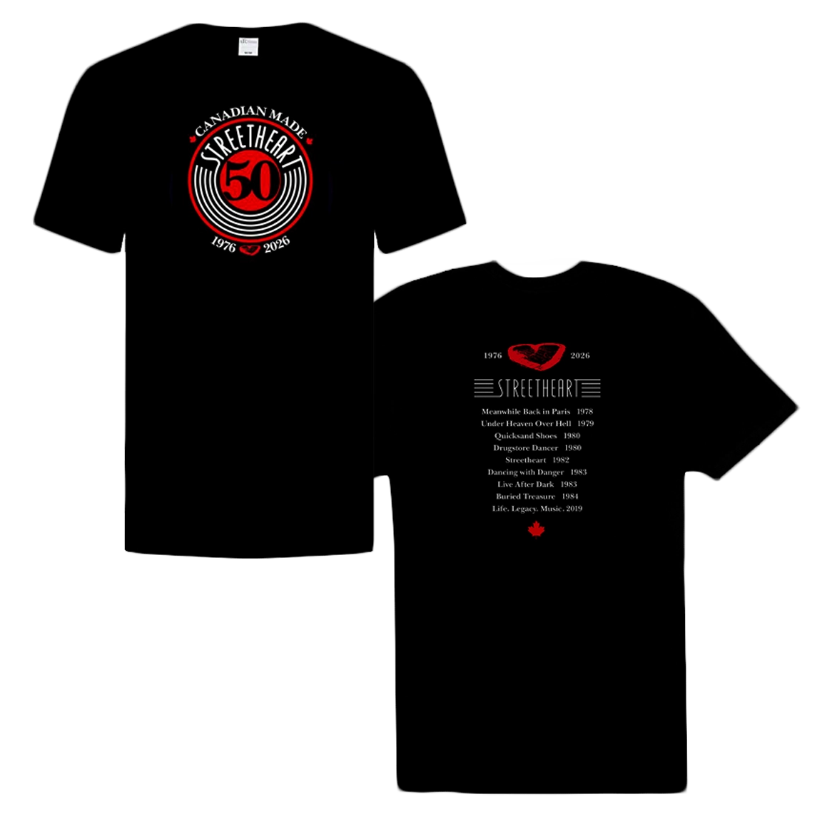 Streetheart 50 1976 to 2026 T-Shirt